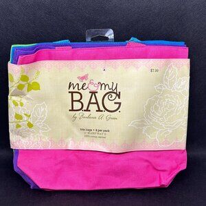 New with tag Barbara A Green Me & My B.A.G. 4 pack tote bags